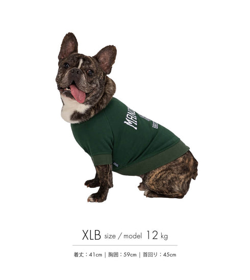 MANDARINE BROTHERS カレッジロゴスウェット/COLLEGE LOGO SWEAT